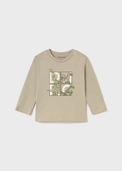 Mayoral L/s t-shirt dinos Col. Mole Lg