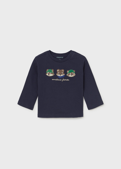Mayoral L/s t-shirt Blue Lg