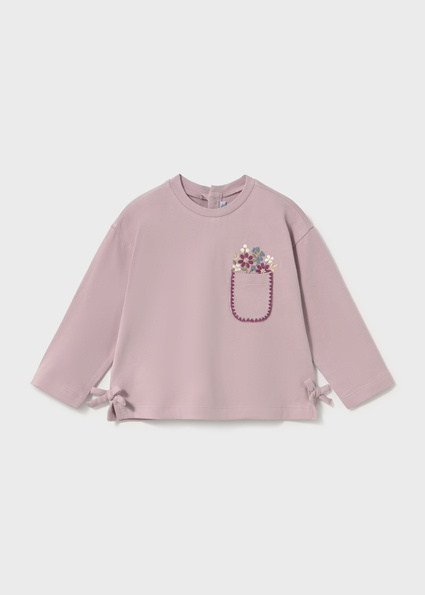 Mayoral L/s t-shirt Mauve Lg