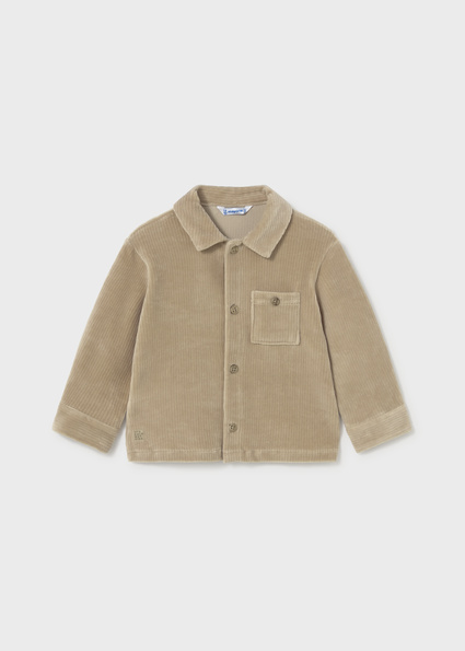 Mayoral knit overshirt Hazelnut Lg