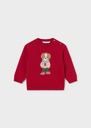 Mayoral Character intarsia sweater Red Lg