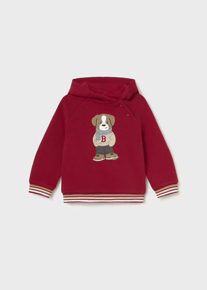 Mayoral Hooded pullover Red Lg