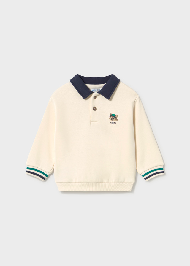 Mayoral Polo pullover Light khak Lg
