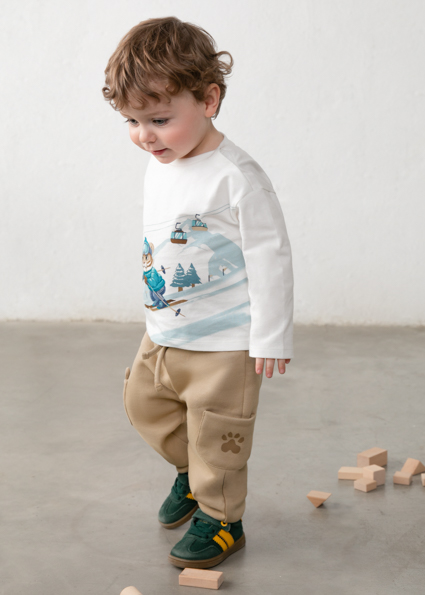 Mayoral Play terry pants Hazelnut Lg