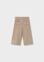 Mayoral Twill knit trousers Walnut Lg