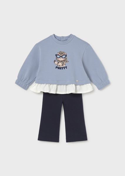 Mayoral Leggings set Navy Lg