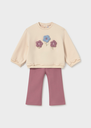 Mayoral Pullover and leggings set Violet Lg