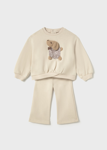 Mayoral 2pc tracksuit Light khak Lg