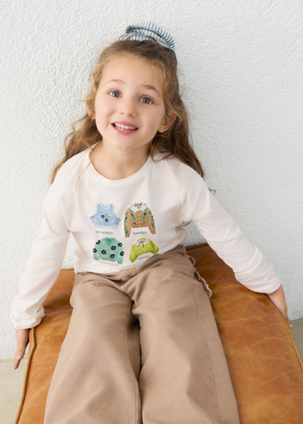 Mayoral L/s t-shirt Natural Lg B