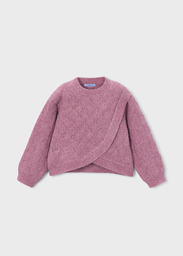 Mayoral Textured jumper violet mix Lg