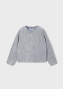Mayoral Pearl knit sweater Mix gray Lg