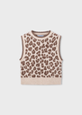 Mayoral Knitting vest Chestnut Lg
