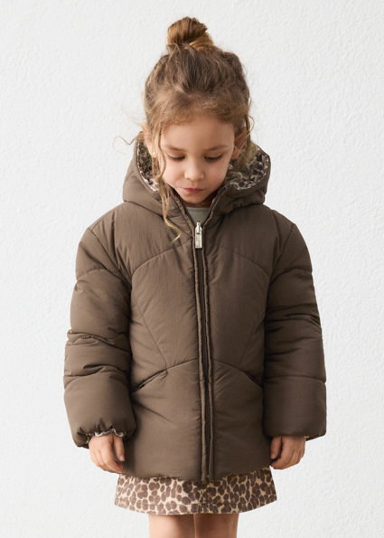 Mayoral Reversible coat Chestnut Lg