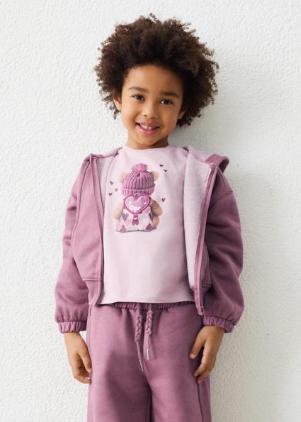 Mayoral Fleece pullover violet v Lg