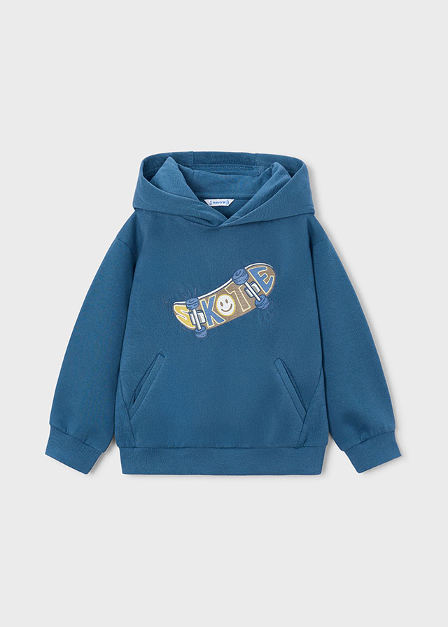 Mayoral Embossment print pullover Glacial Lg