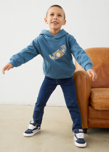 Mayoral Embossment print pullover Glacial Lg