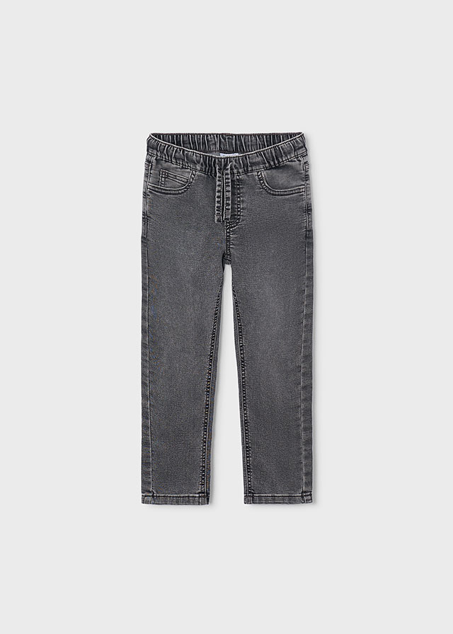 Mayoral Soft denim jogger pants Medium Gra Lg B