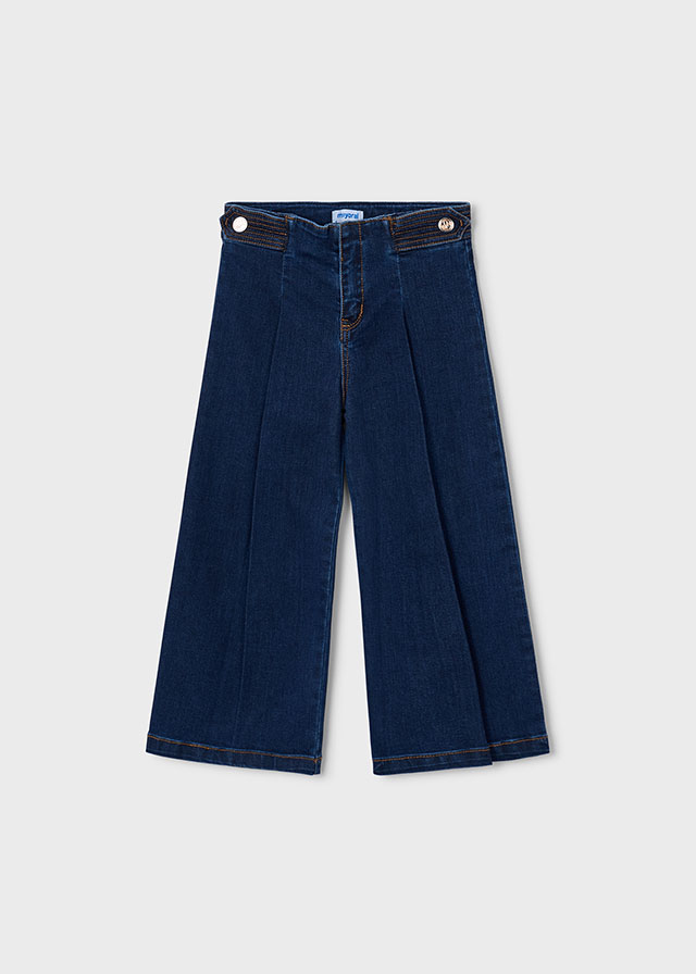 Mayoral Wide leg denim pants Super dark Lg