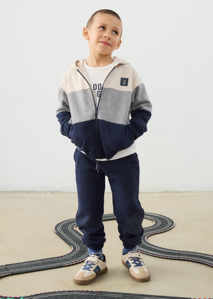 Mayoral Tracksuit w/ hoodie t-shirt Blue Lg
