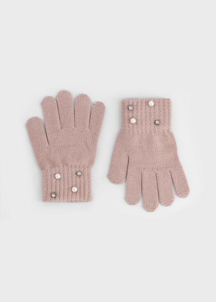 Mayoral Pearl knit gloves Pastel Mix Lg