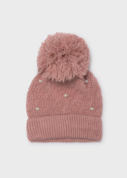 Mayoral Pearl knit hat Pastel Mix Lg