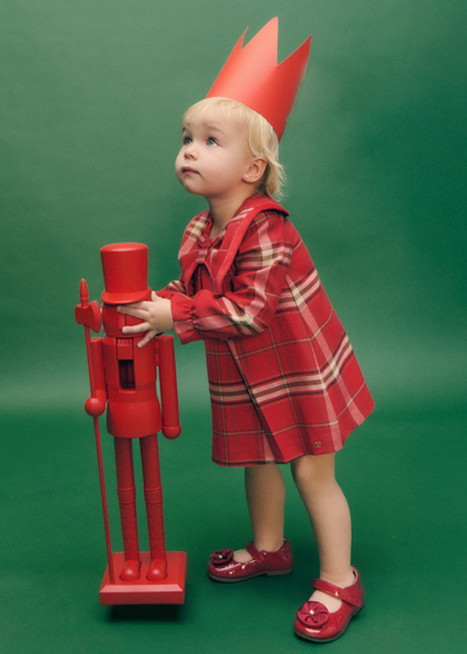 Abel & Lula Plaid dress Red