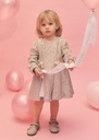 Abel & Lula Bows dress Champagne