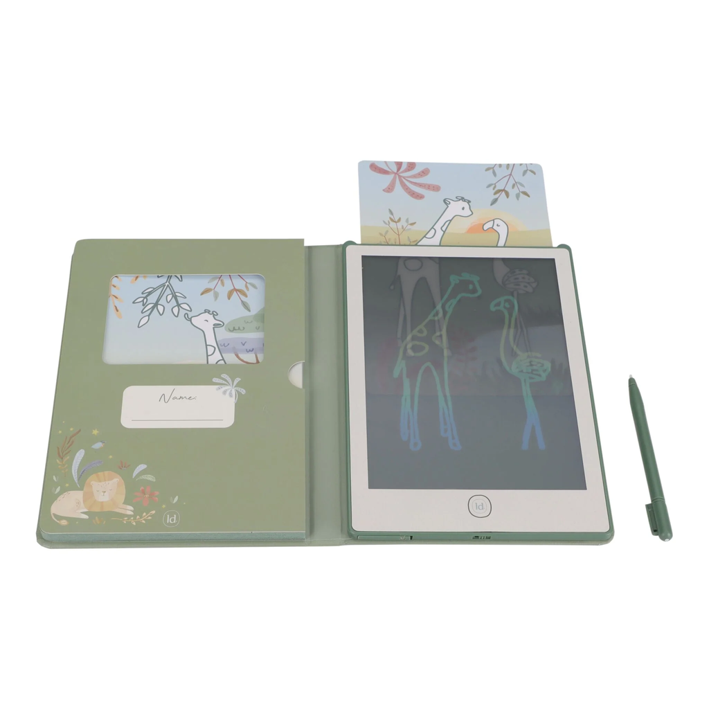 Little Dutch Drawing Tablet Safari Friends Green