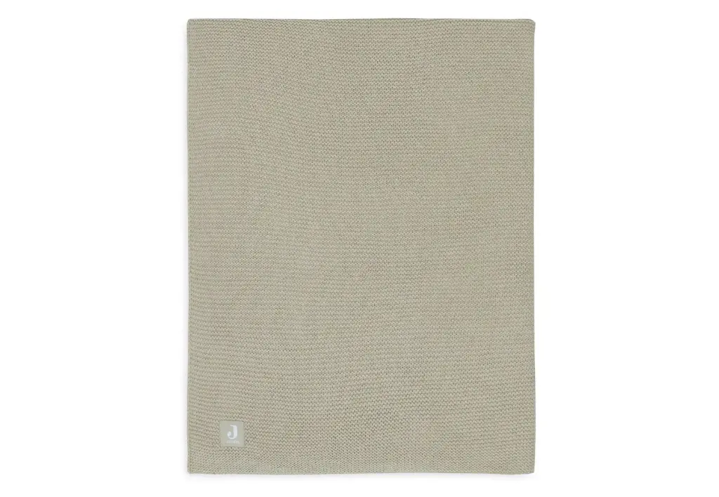 Jollein Blanket Cradle 75x100cm Basic Knit Olive Green