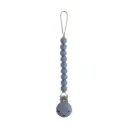 Mushie Silicone Pacifier Clip Hera Tradewinds