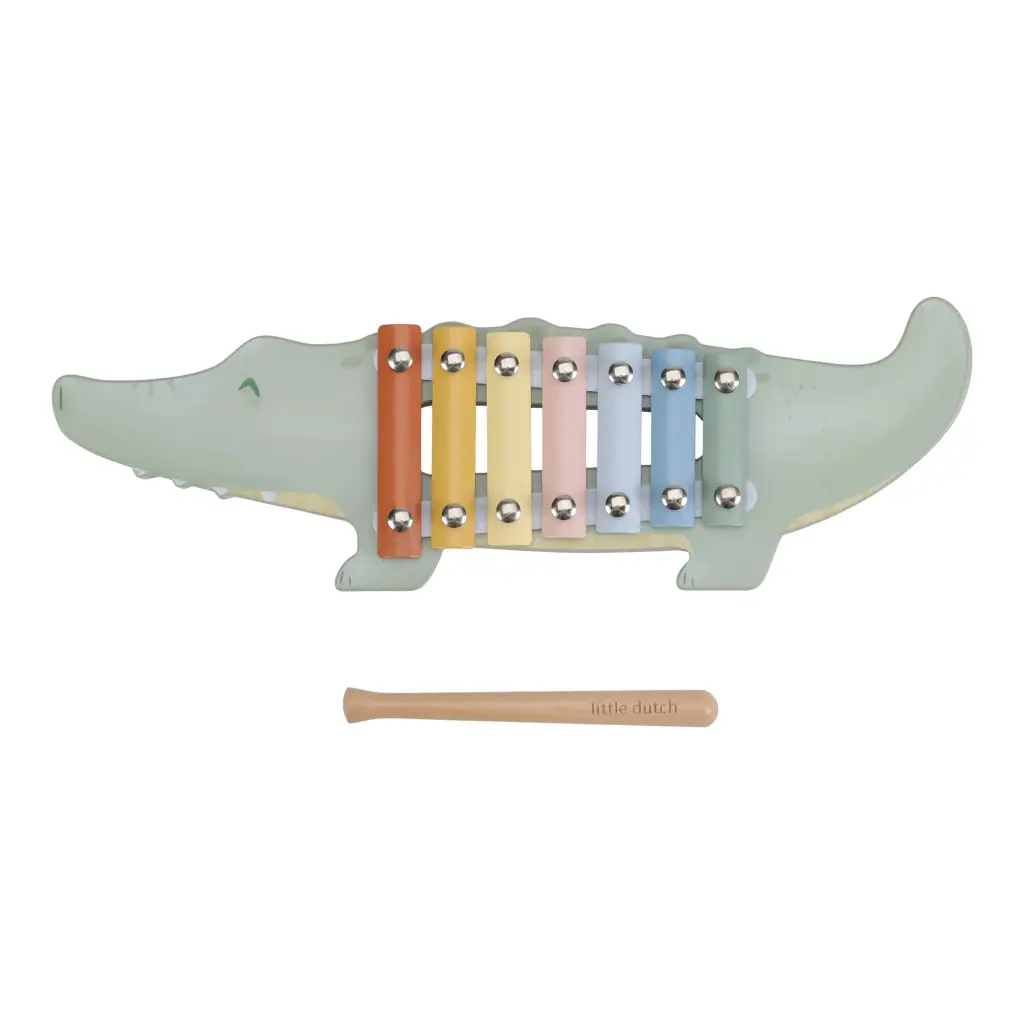 Little Dutch Xylophone crocodile Safari Friends FSC