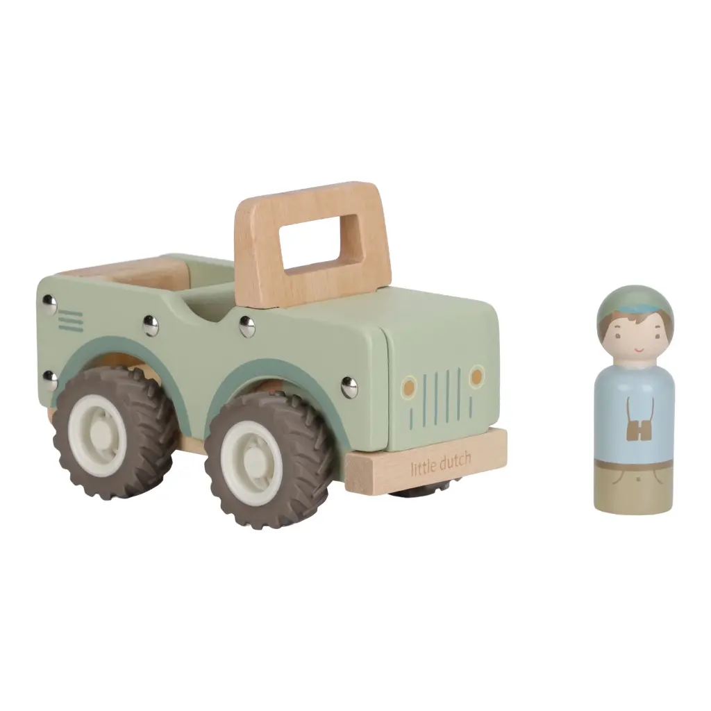 Little Dutch Wooden safari car Safari Friends FSC