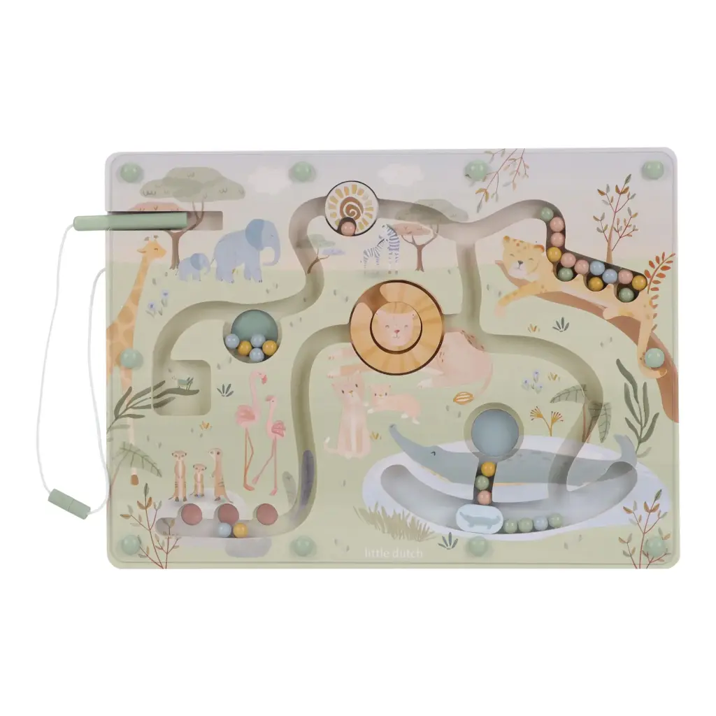 Little Dutch Magnetic Maze Safari Friends FSC