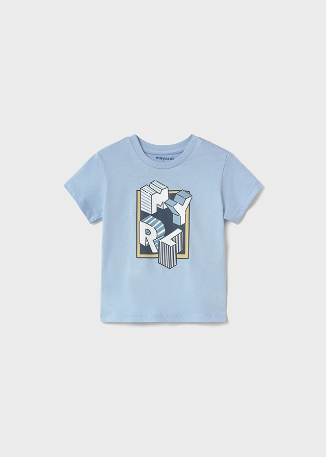 Mayoral Basic short sleeve t-shirt - Light blue
