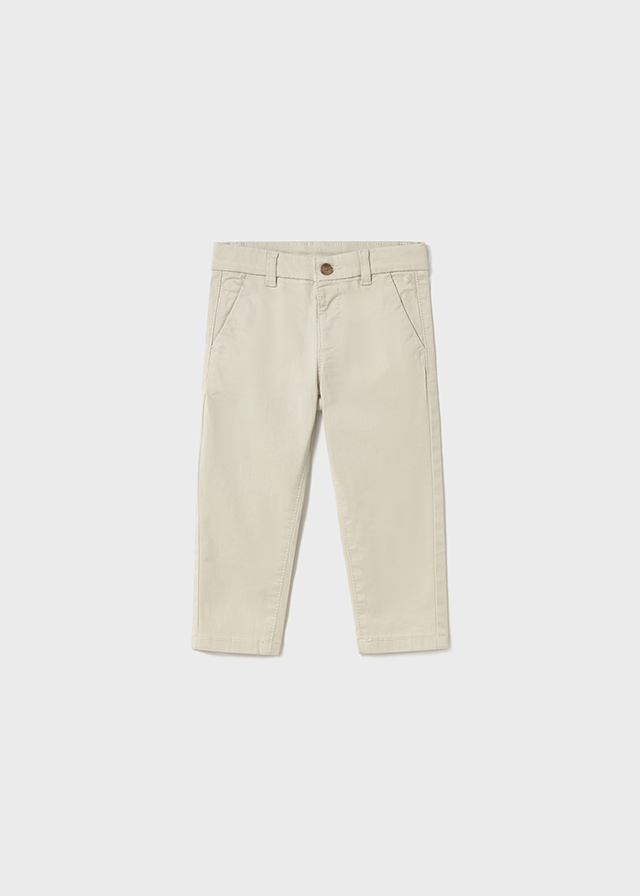 Mayoral Twill basic trousers - Bone