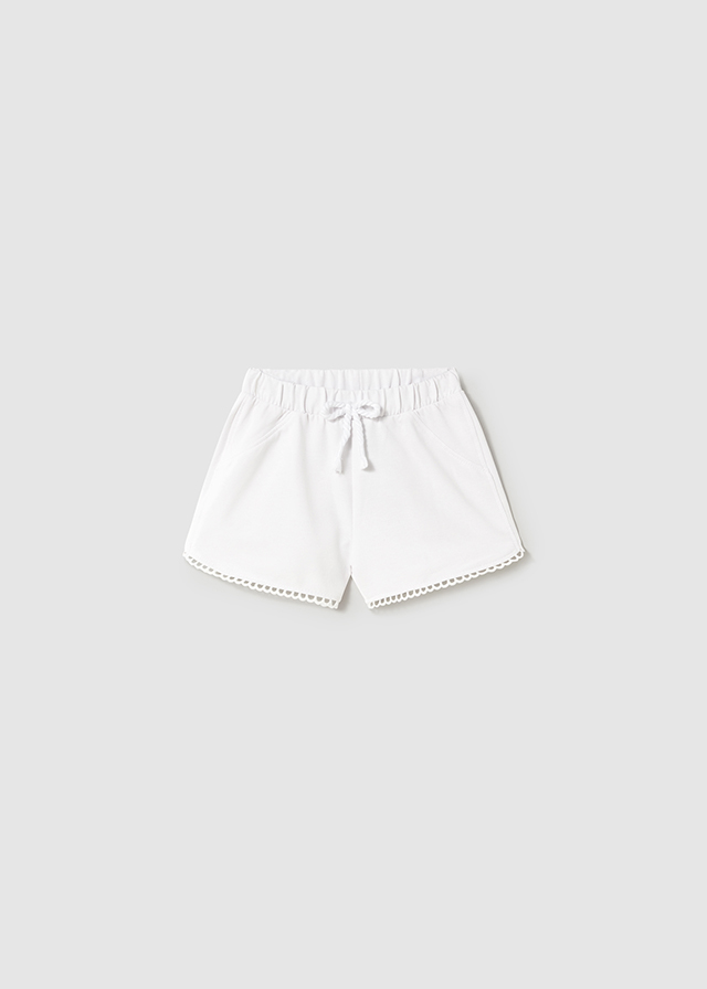 Mayoral Chenille shorts - White