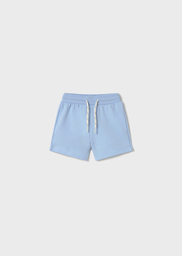 Mayoral Basic fleece shorts - Light blue