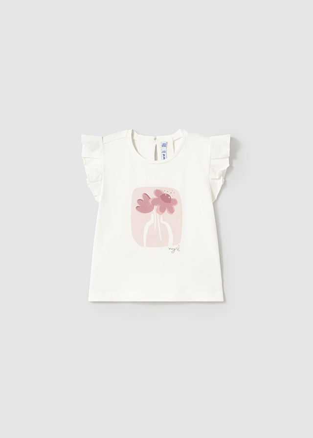 Mayoral Short sleeve t-shirt - Natur-pink