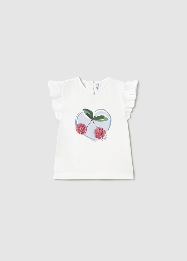 Mayoral Short sleeve t-shirt - Whit-blue