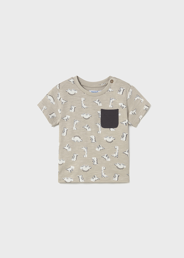 Mayoral Printed short sleeve t-shirt - Bone