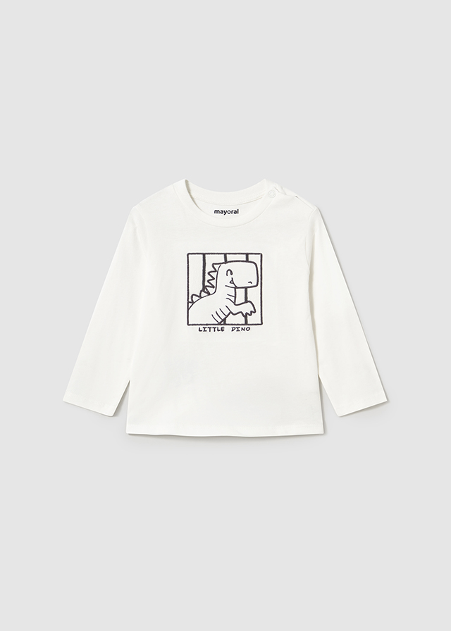 Mayoral Long sleeve t-shirt - Cream
