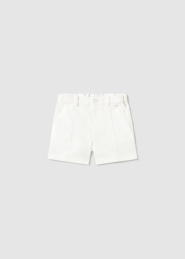 Mayoral Dressy bermuda shorts - Cream
