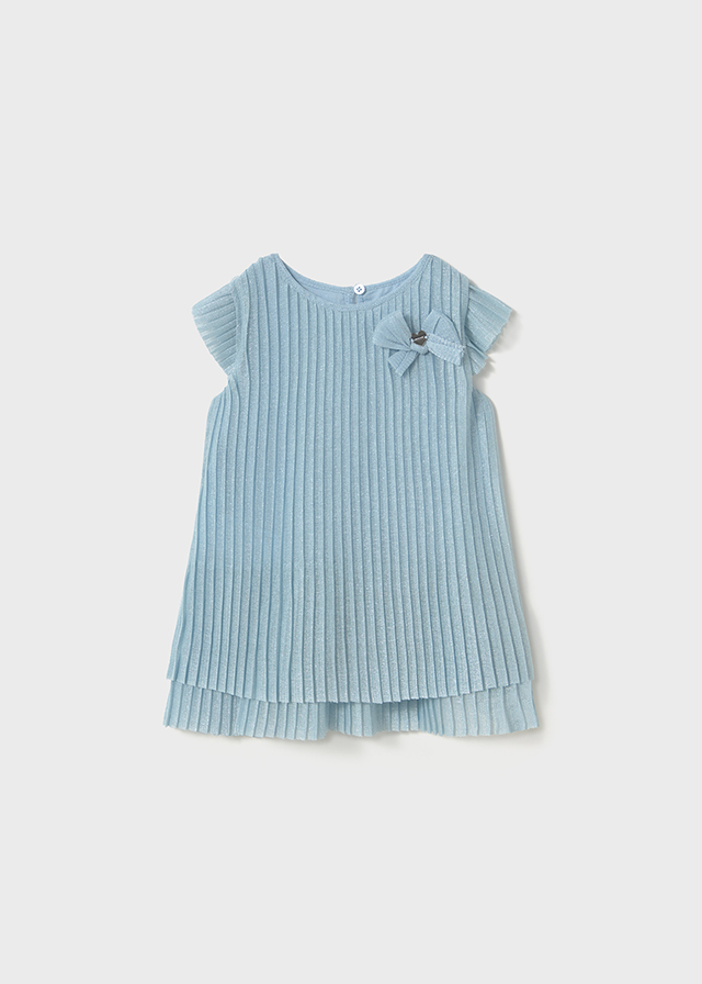 Mayoral Pleated tulle dress - Sky