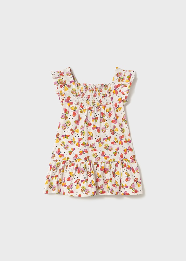 Mayoral Printed dress - Carrot