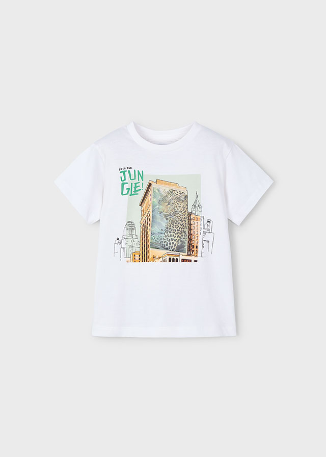 Mayoral Lenticular t-shirt short sleeve - White