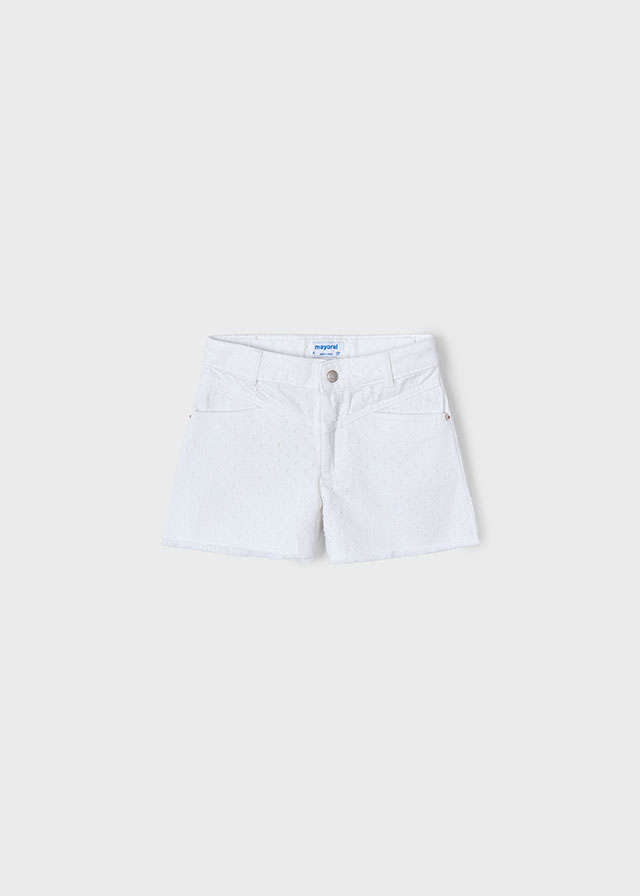Mayoral Twill shorts - White