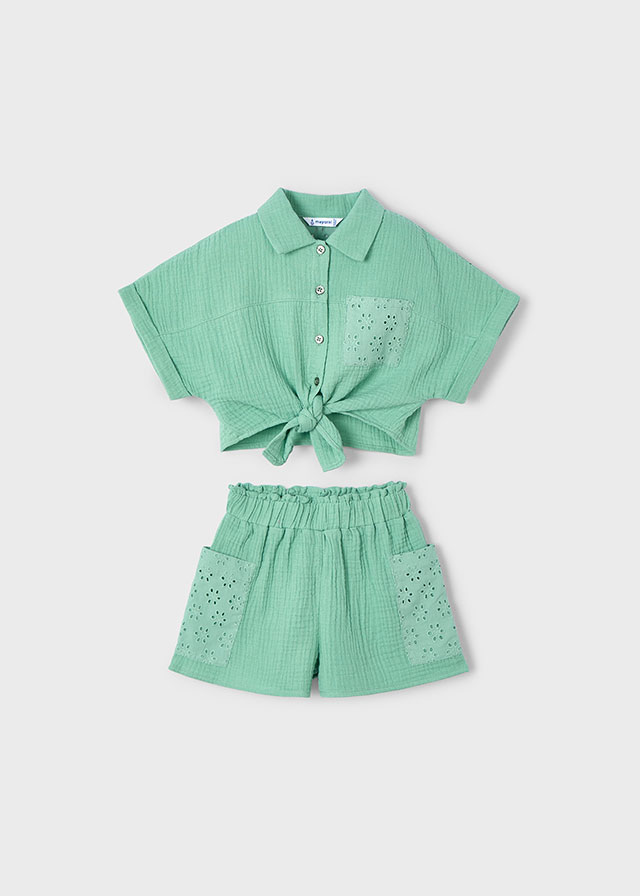 Mayoral Short set - Mint