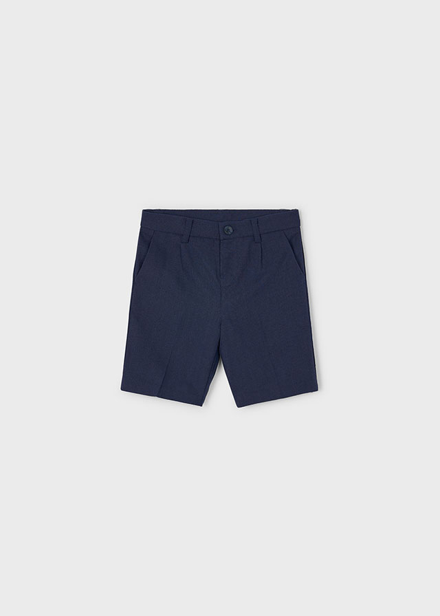 Mayoral Linen suiting bermuda - Navy