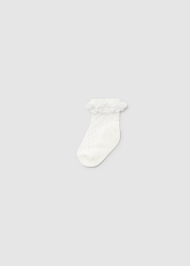 Mayoral Plumeti sock - Natural