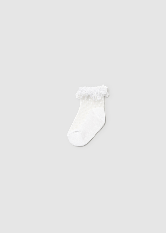 Mayoral Plumeti sock - White